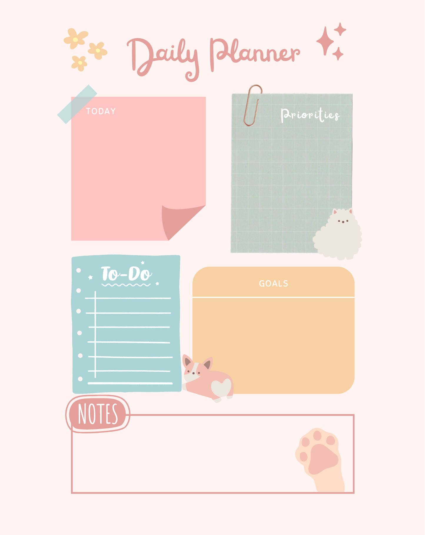 Magnetic Daily Planner