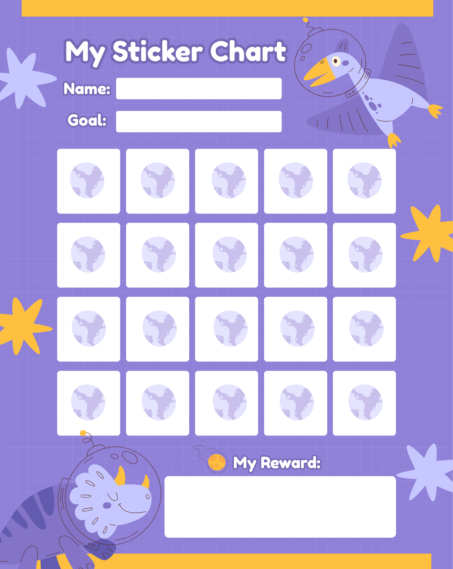 Magnetic Sticker Charts