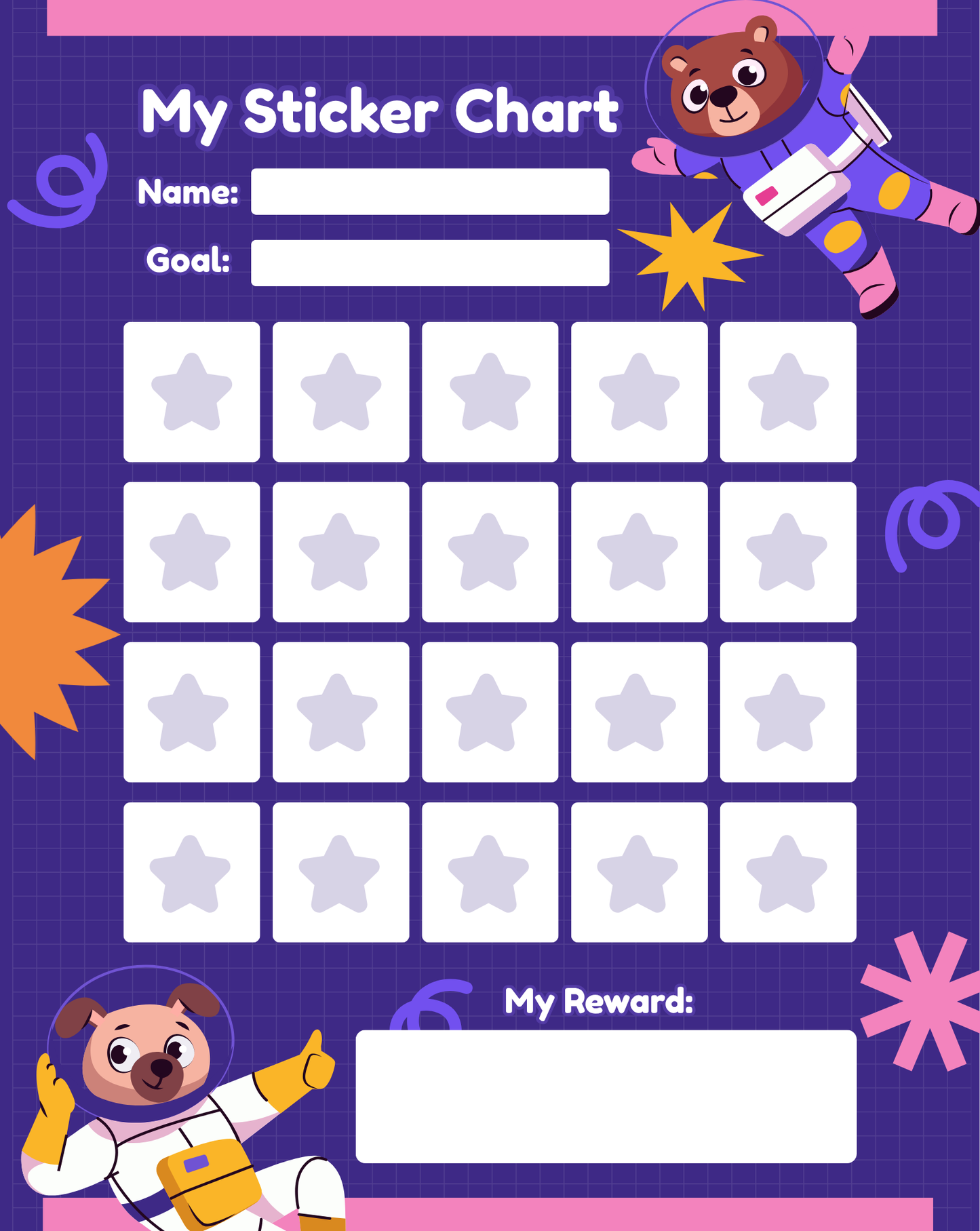 Magnetic Sticker Charts