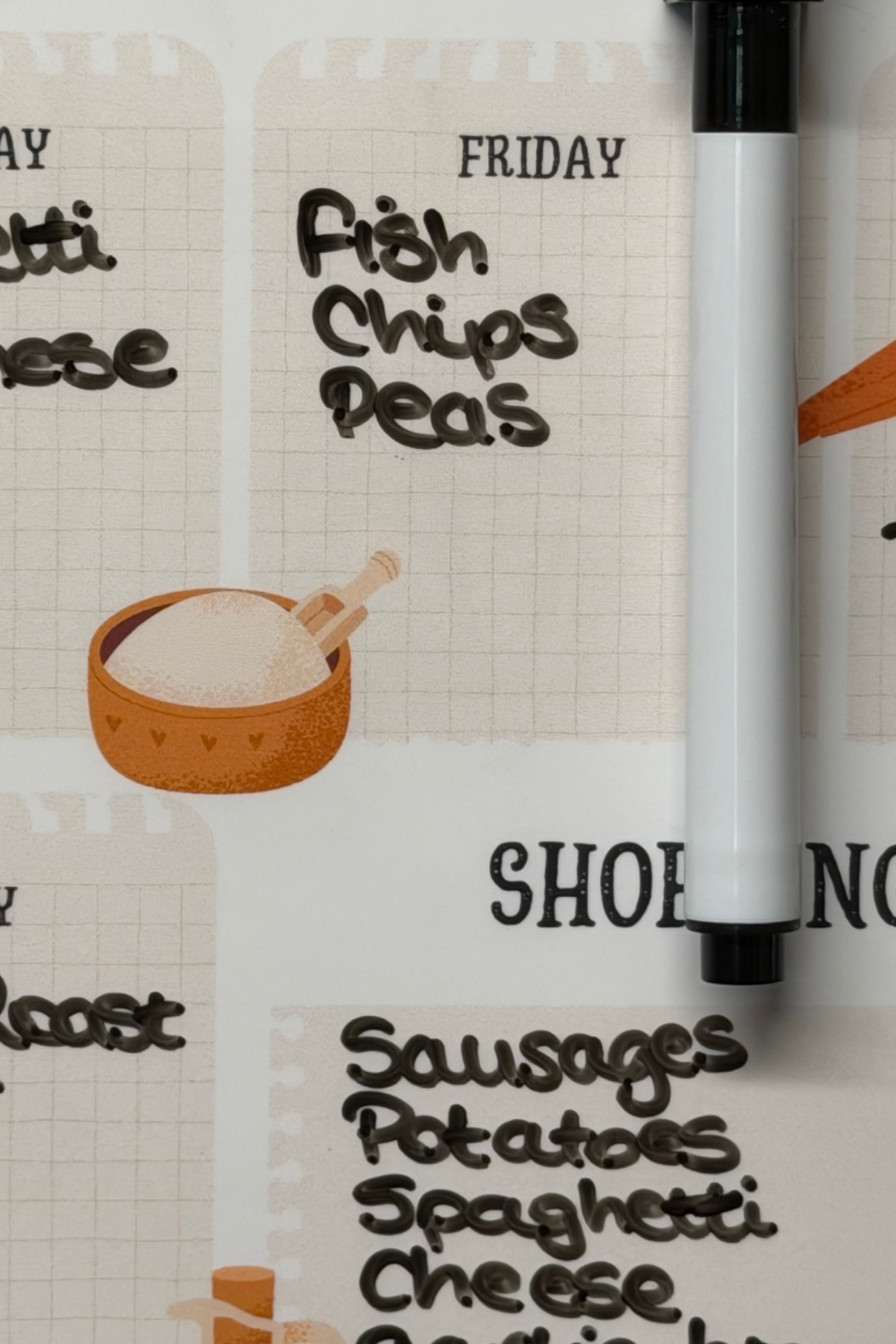 Magnetic Meal Planner