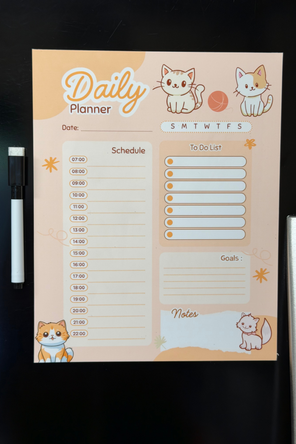 Magnetic Daily Planner