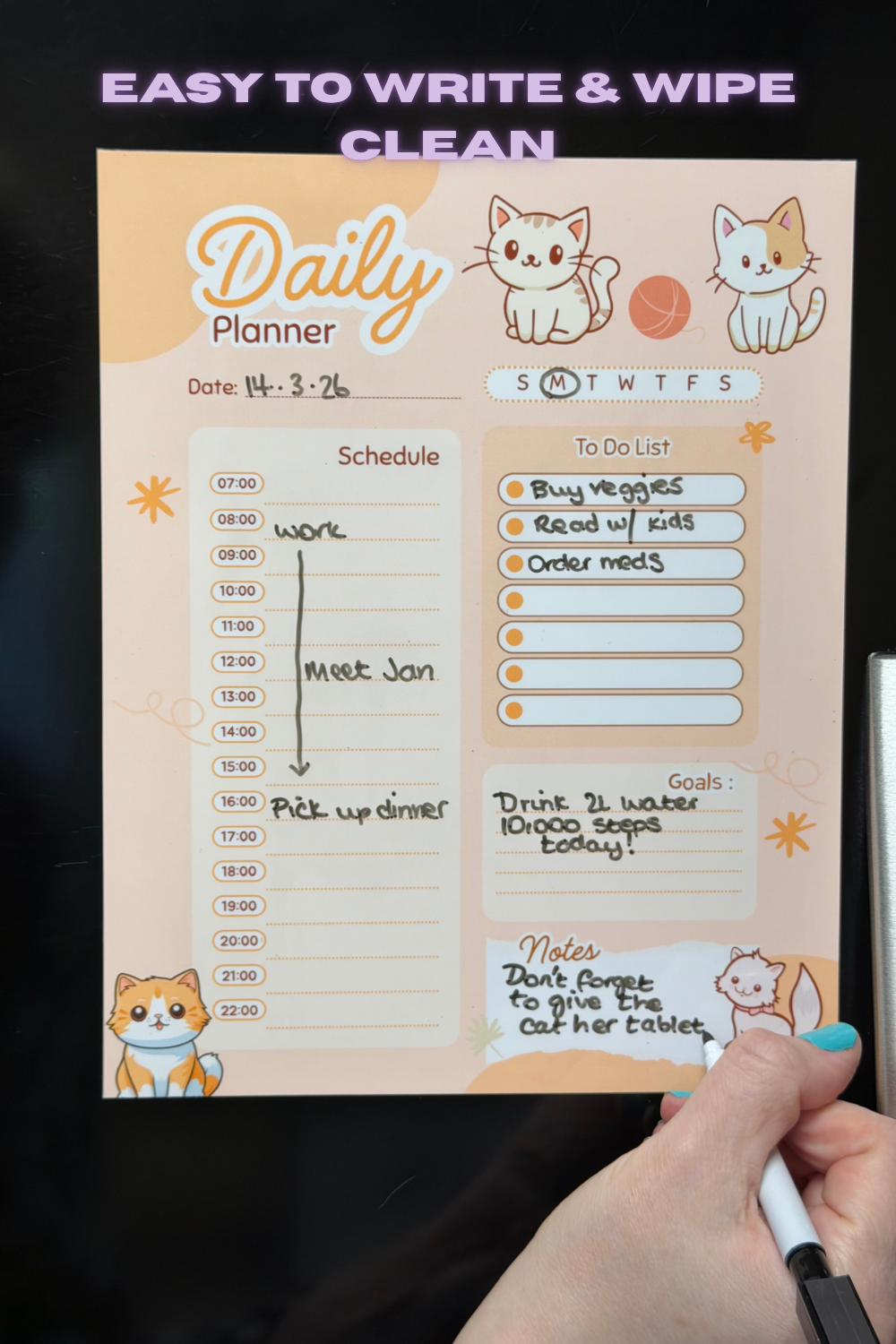 Magnetic Daily Planner