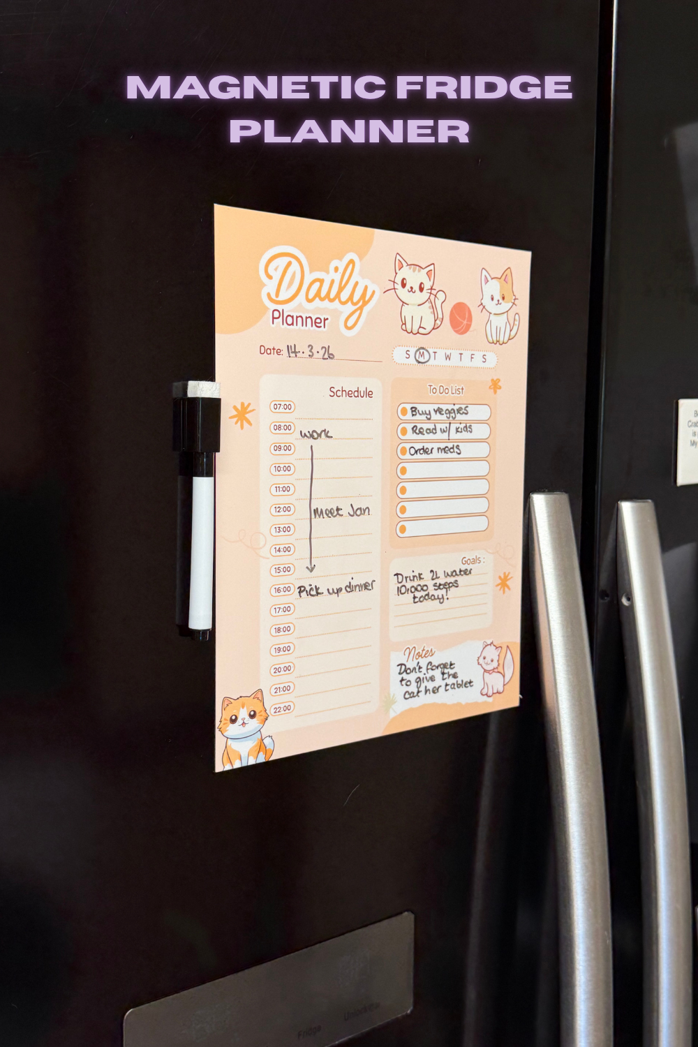 Magnetic Daily Planner