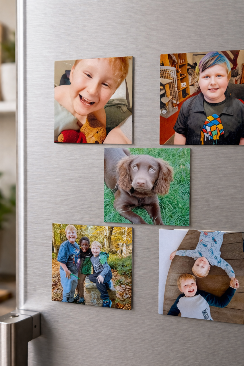 Personalised Photo Fridge Magnets (2D) - Most Popular- Pack of 5