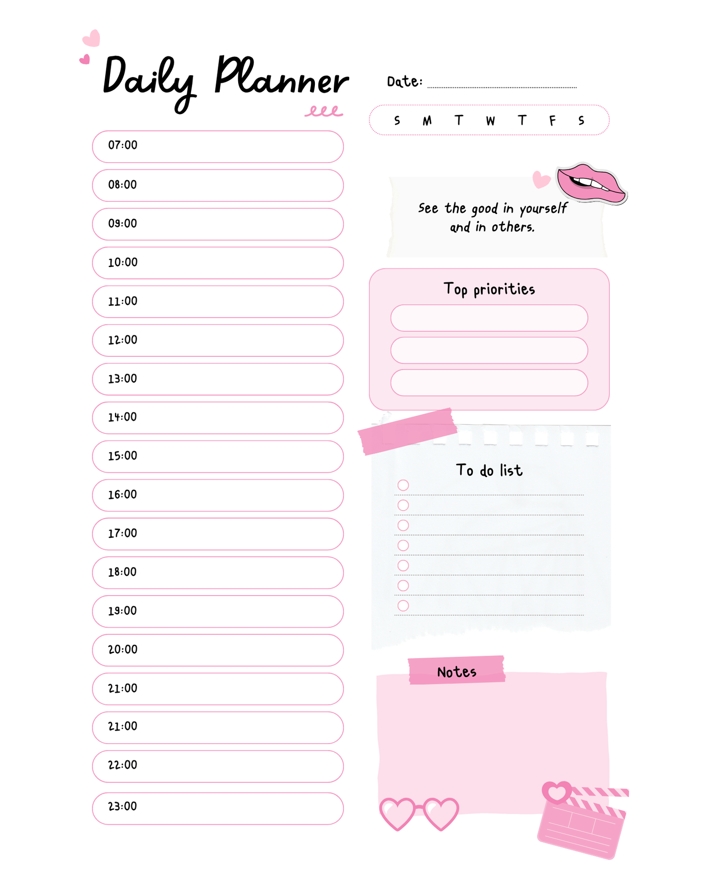 Magnetic Daily Planner