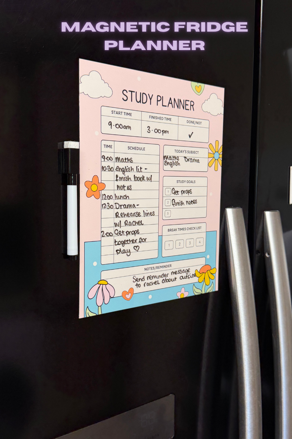 Magnetic Study Planner