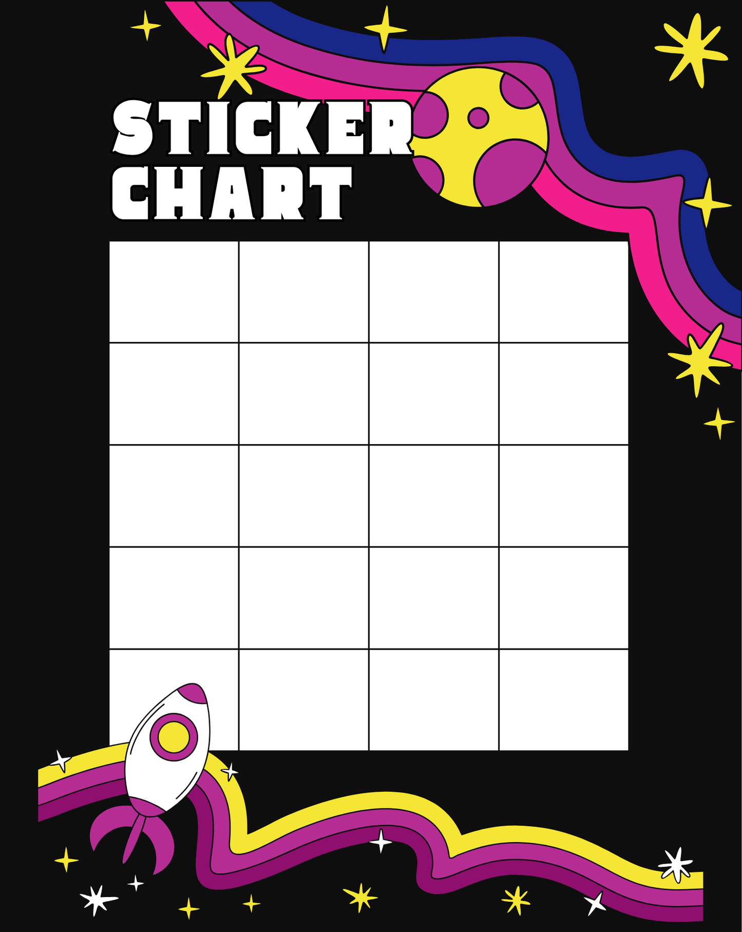 Magnetic Sticker Charts