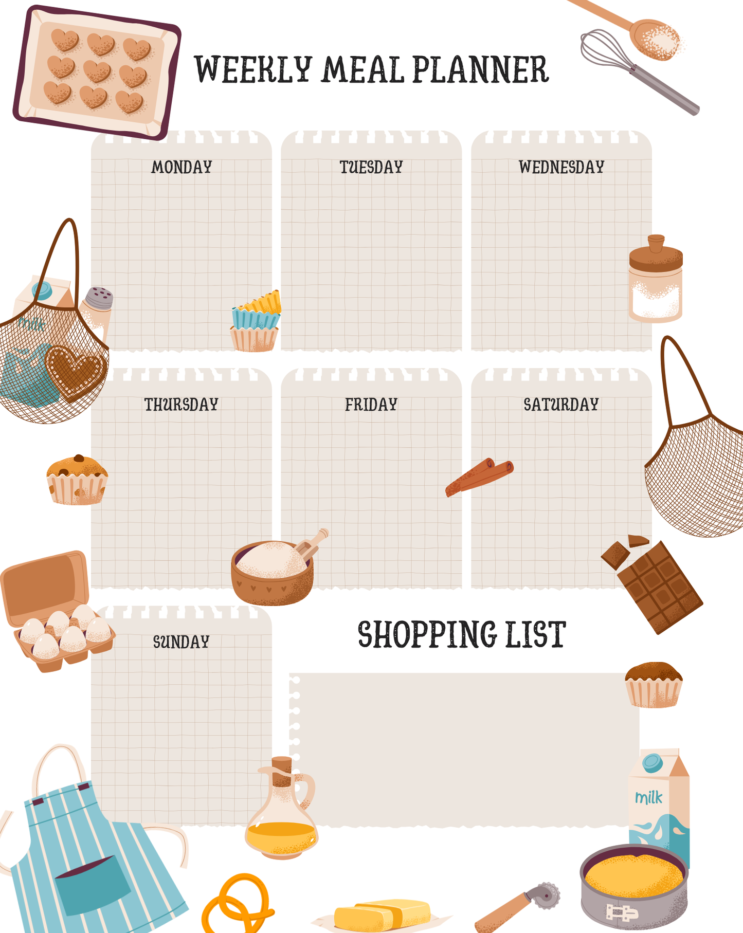 Magnetic Meal Planner